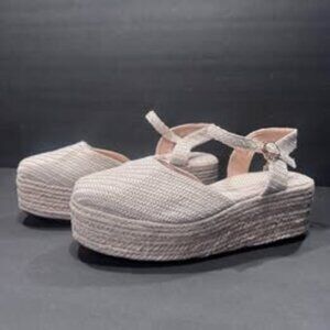 Styleloop Women's Wedge Platform Sandals with Woven Rope, BOHO Chic Holiday Styl